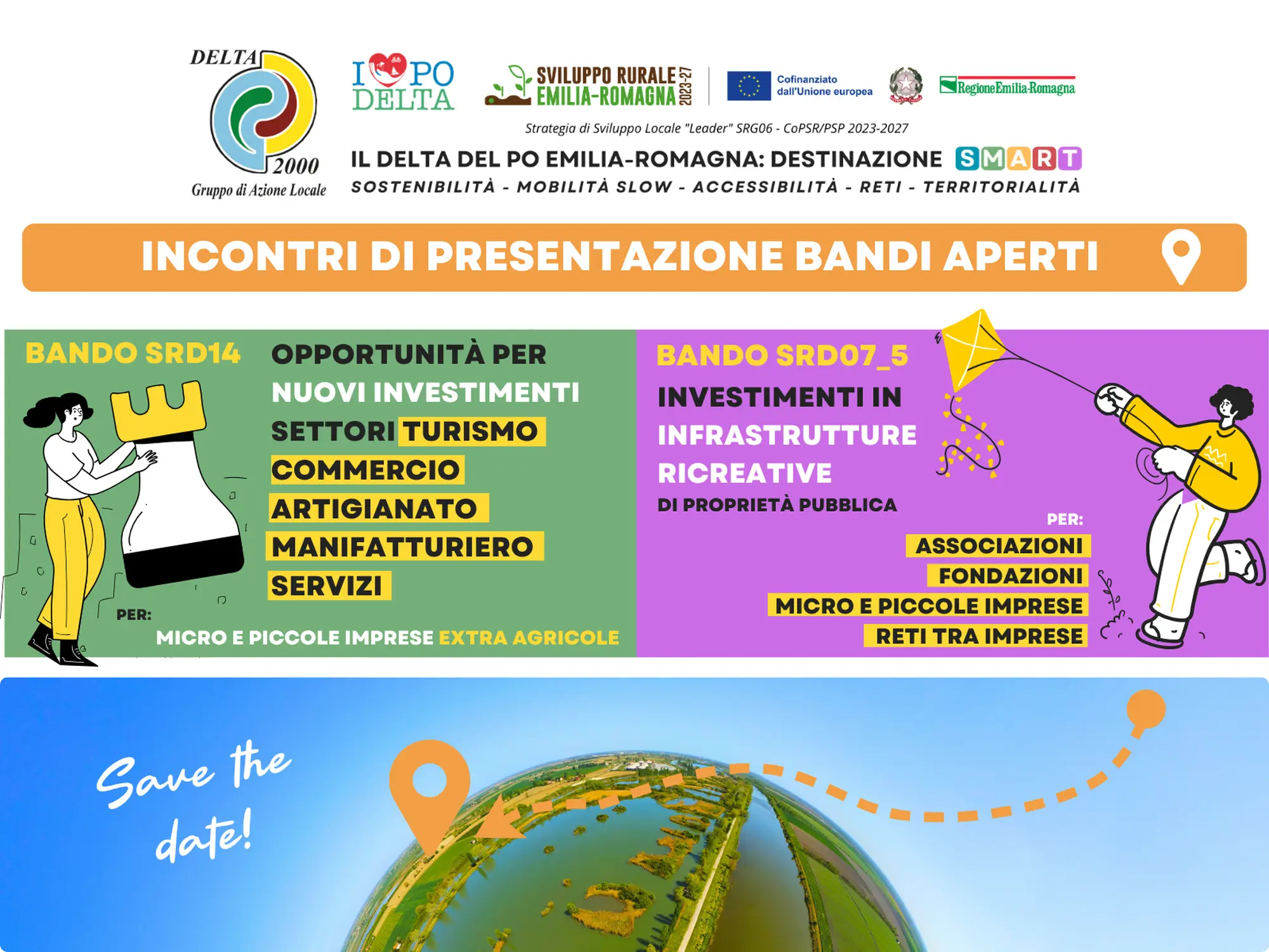 Incontro pubblico di presentazione dei nuovi bandi 