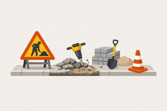 Manutenzione straordinaria dei marciapiedi