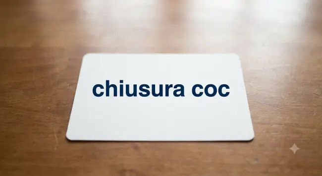 Decreto di Chiusura Centro Operativo Comunale (C.O.C.) 